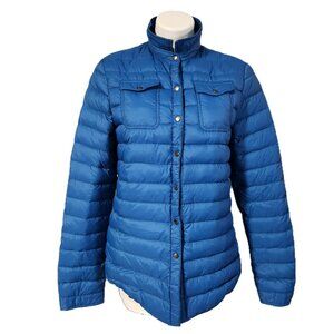 Cotes of London Harrow Royale duck-down shirt jacket Blue Women's 2XL RUNS SMALL